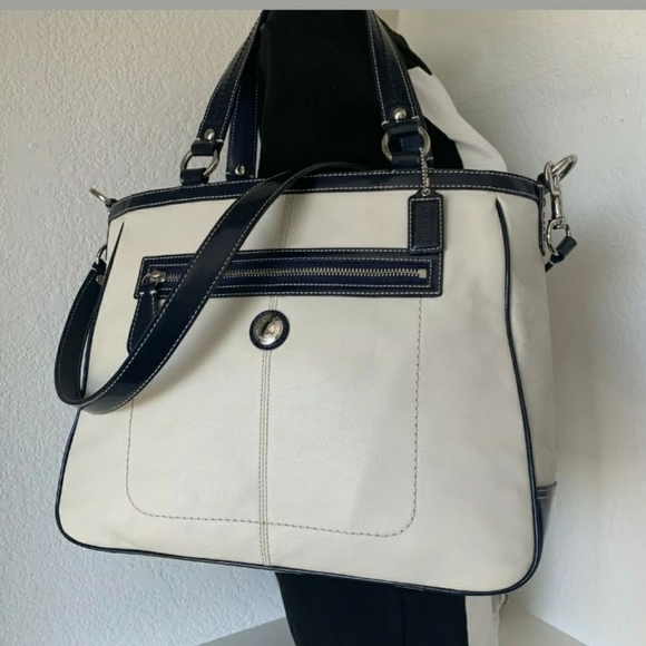 Coach leather tote bag - Picture 1 of 2